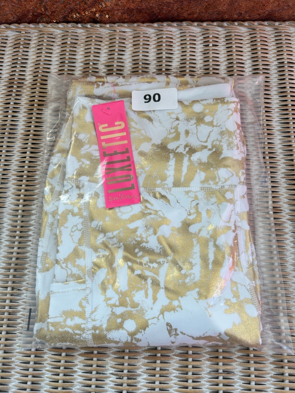 Lilly Pulitzer Luxletic Weekender High-Rise Midi Leggings size large #90 - Picture 10 of 11